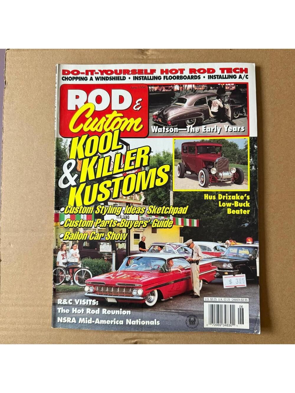 Vintage Hot Rodder Chevy Auto Magazine Custom Rodder B2